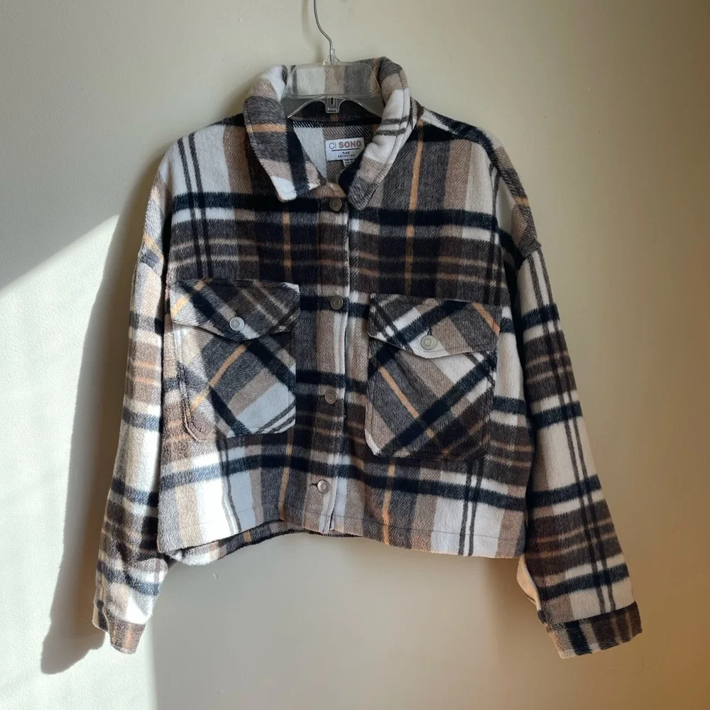 Ci Sono Flannel Jacket Size X-Large